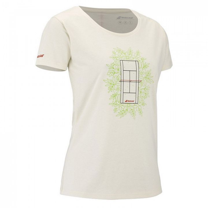 Babolat Exercise Message Tee Cannoli Cream